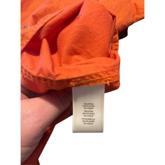 Noble Outfitters Mens Orange Short Sleeve Button-Down Shirt Size XXL - Picture 9 of 10